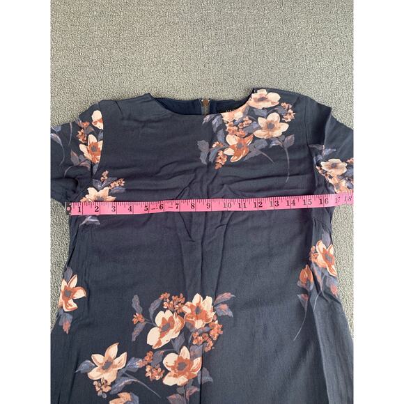 Vici Mini Dress Floral Gray Pink Wedding Guest Event Special Occasion Sz Medium - Picture 8 of 11